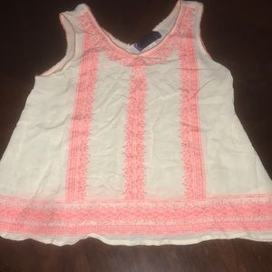 👇🏼DROP!! Francesca coral and cream top